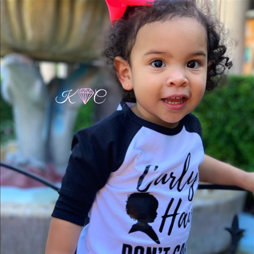 Curly a Hair Don’t Care Longsleeve T-Shirt